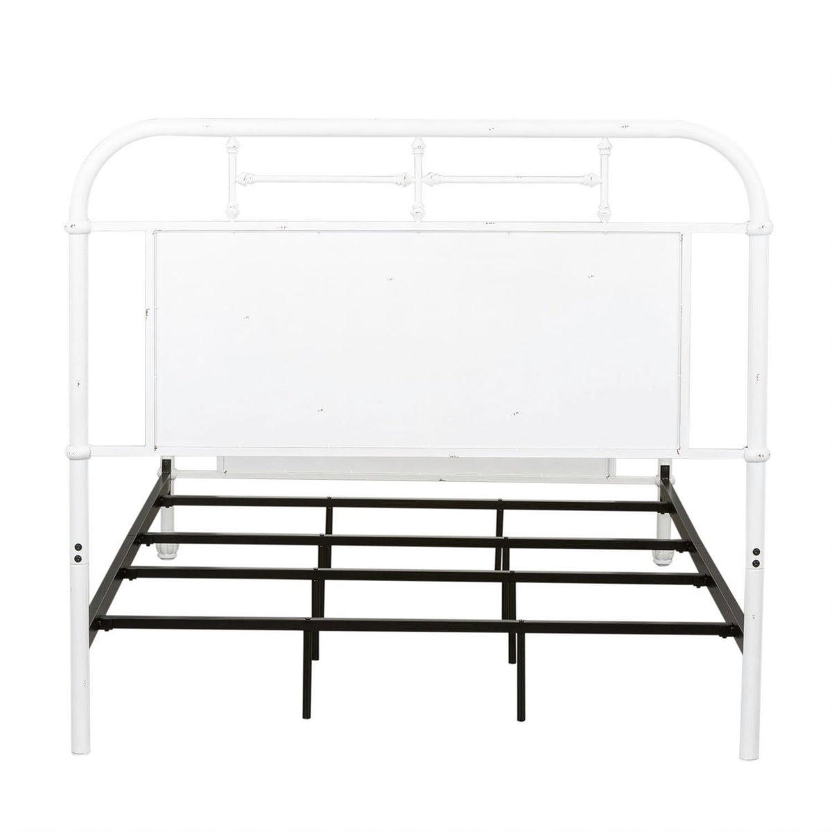 179-BR17HFR-AW - Full Metal Bed - Antique White - Liberty Furniture