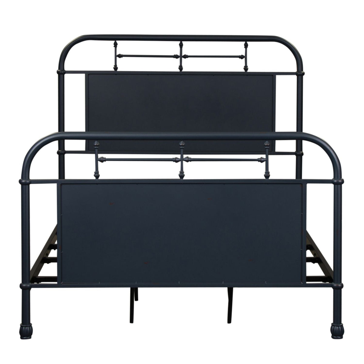 179-BR17HFR-N - Full Metal Bed - Navy - Liberty Furniture