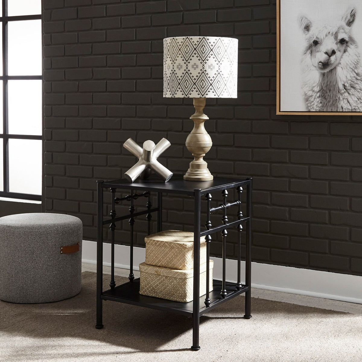 179-BR61-B - Open Night Stand - Black - Liberty Furniture