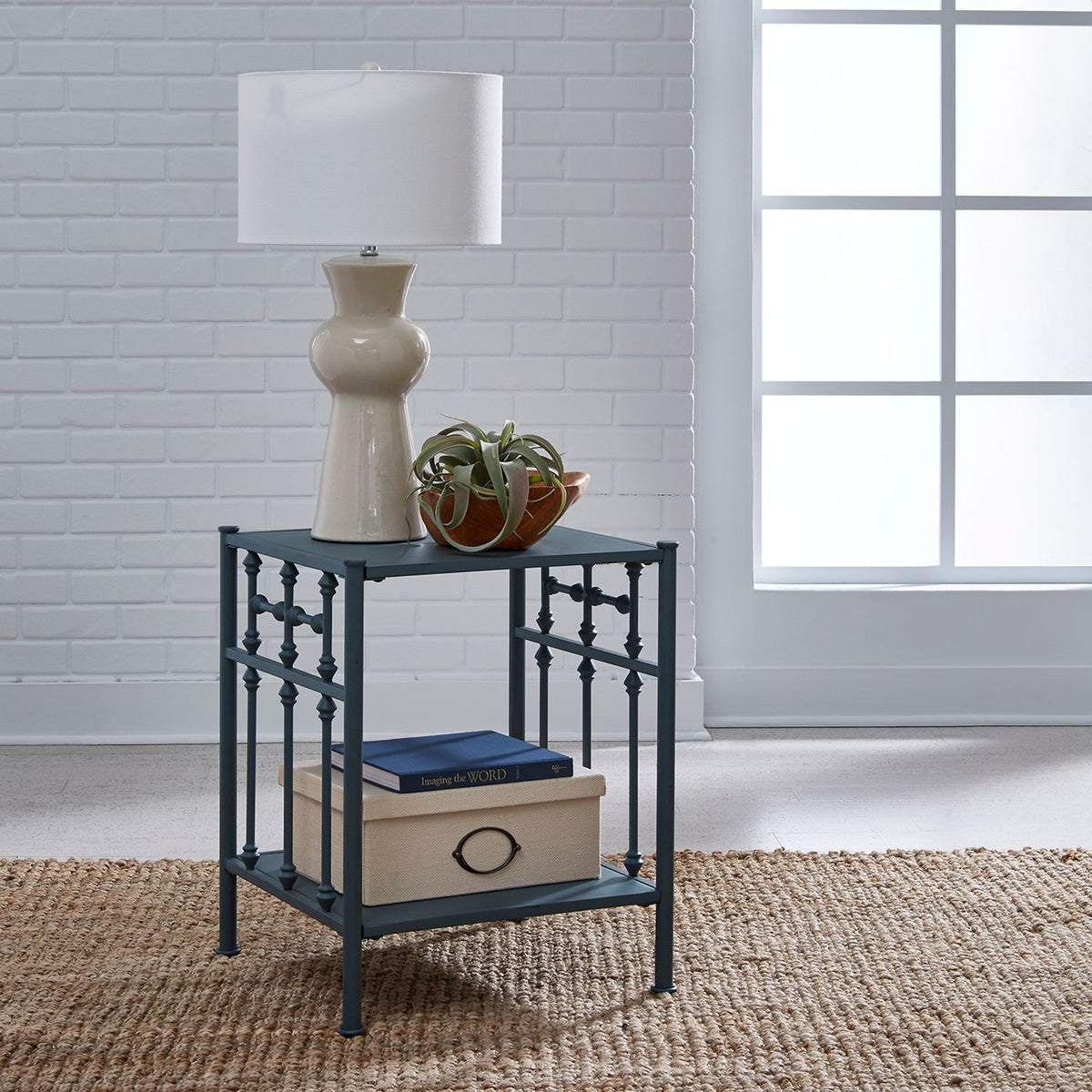 179-BR61-N - Open Night Stand - Navy - Liberty Furniture