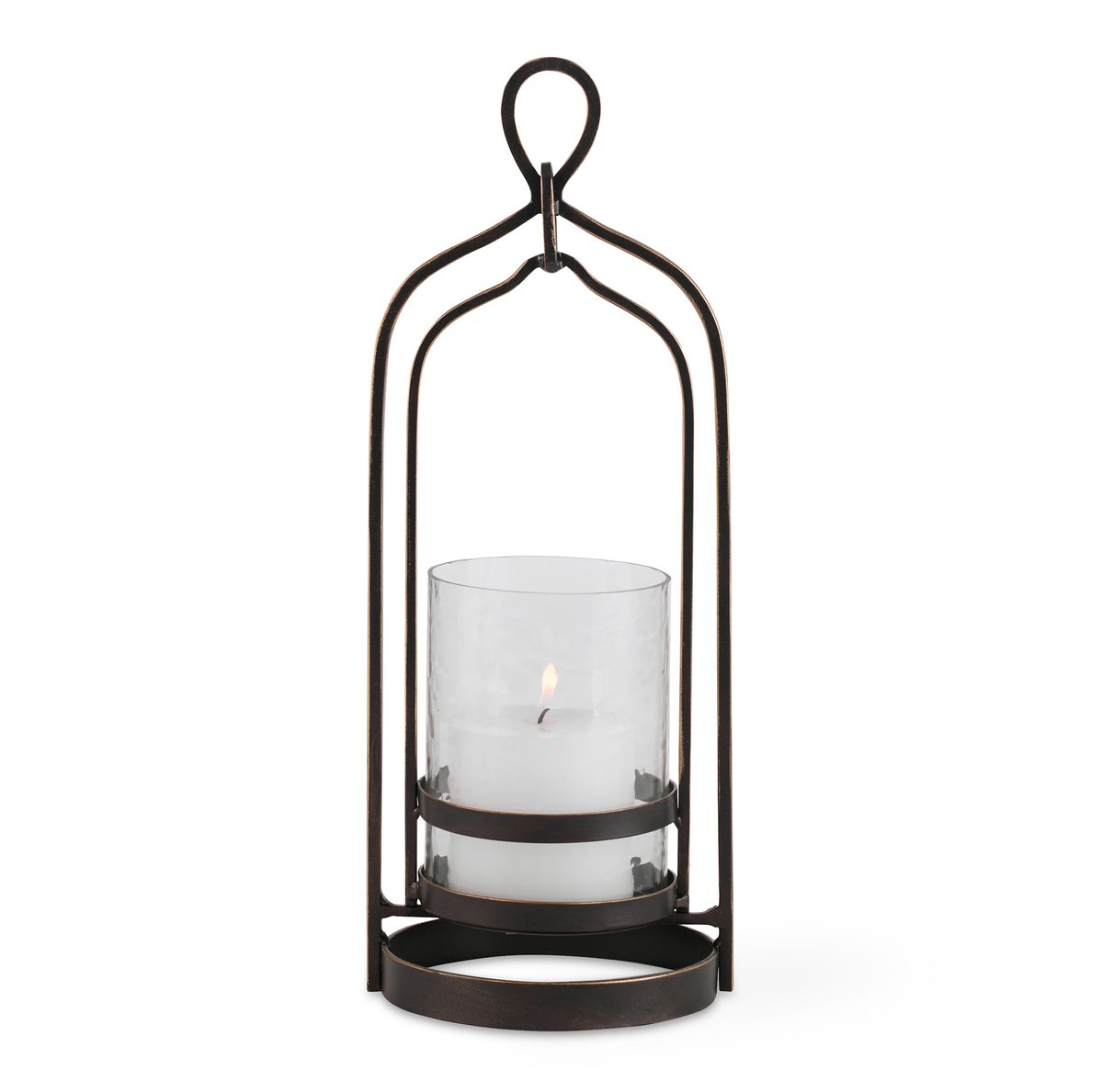 Shepherd Candleholder, Bronze