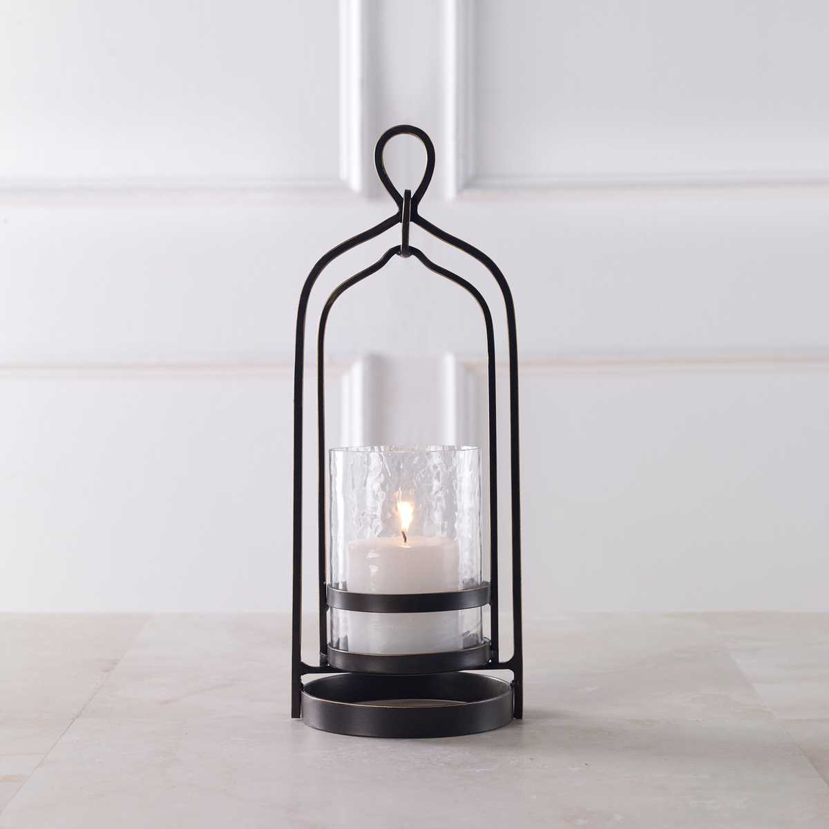 Shepherd Candleholder, Bronze
