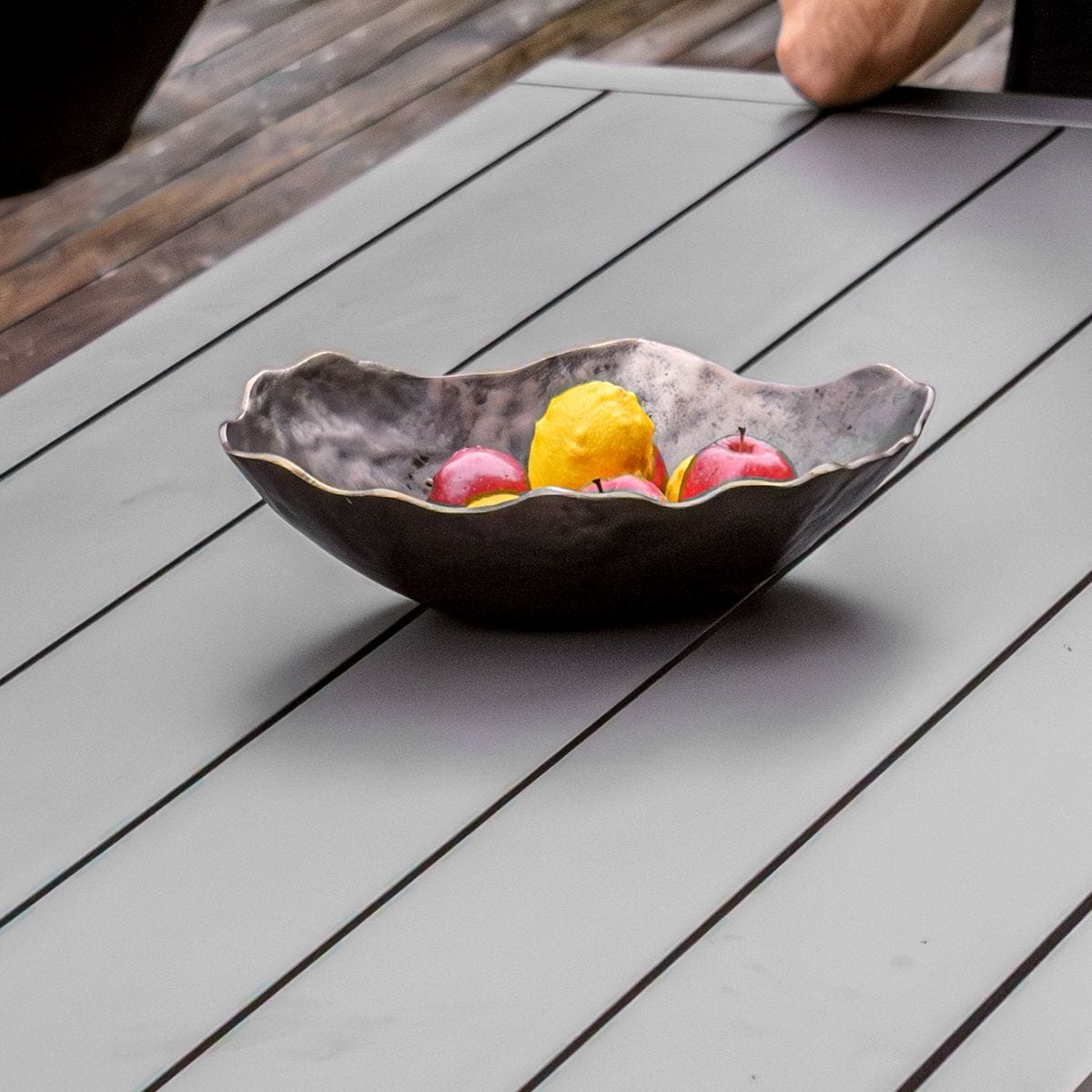 Obscura Indoor-Outdoor Bowl, Bronze