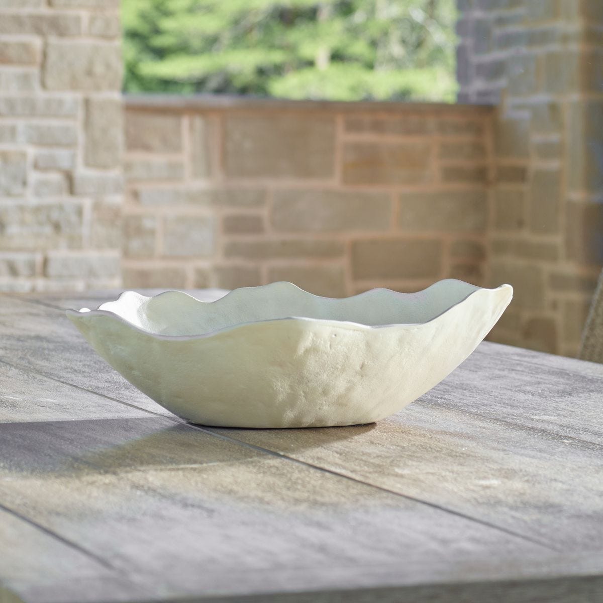 Obscura Indoor-Outdoor Bowl, Warm White