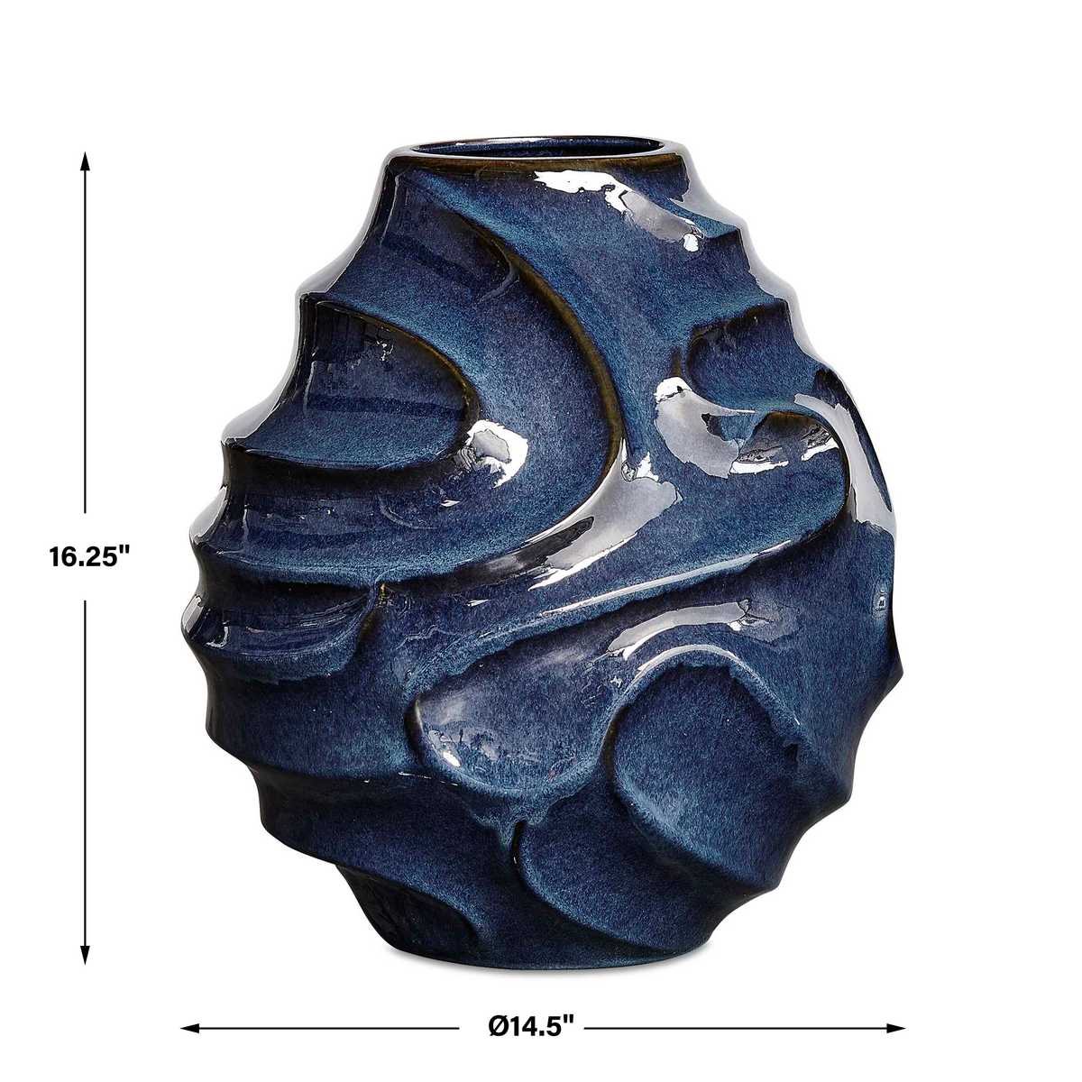 Helix Swirl Indoor-Outdoor Vase