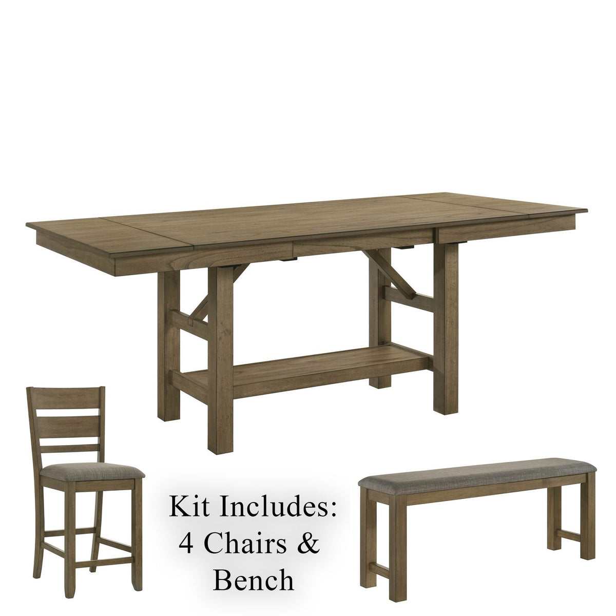 182WT-CD-O6GTS - Opt 6 Piece Gathering Table Set - Liberty Furniture