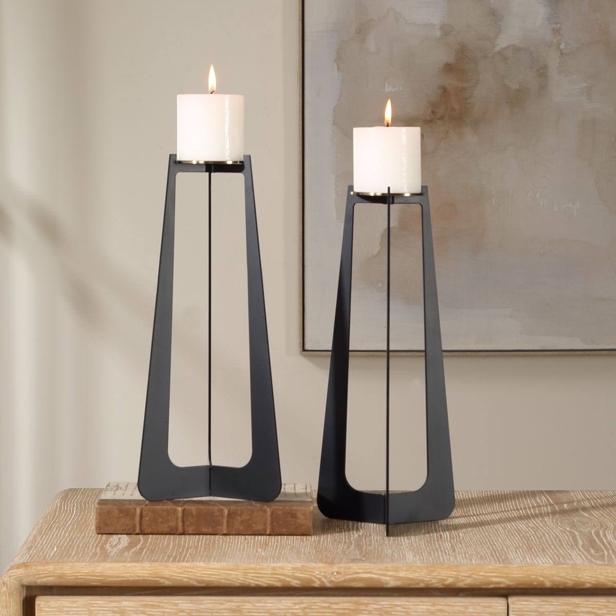 Columnar Candleholders, S/2