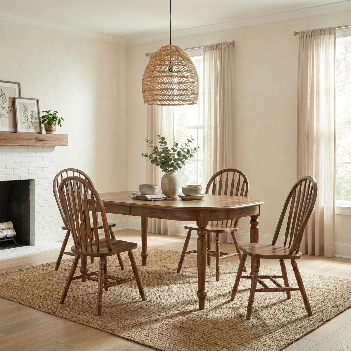 186-CD-5LTS - 5 Piece Leg Table Set - Liberty Furniture