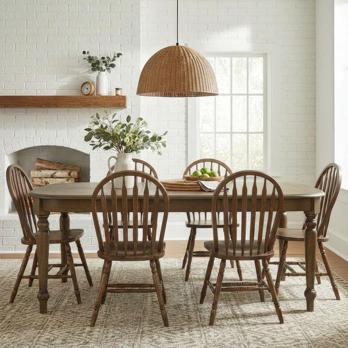 186-CD-7LTS - 7 Piece Leg Table Set - Liberty Furniture