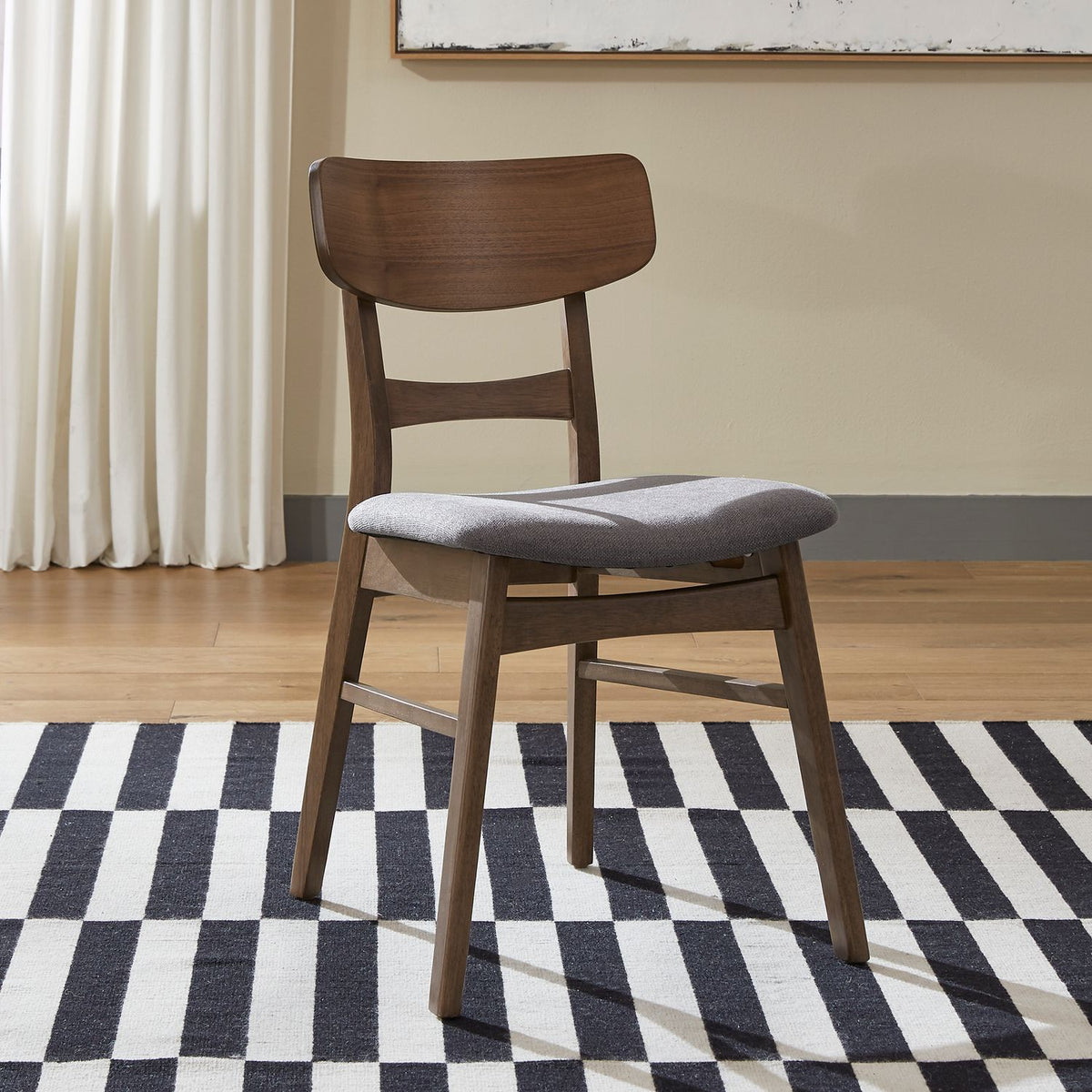 198-C9101S-GY - Panel Back Side Chair- Grey (RTA) - Liberty Furniture