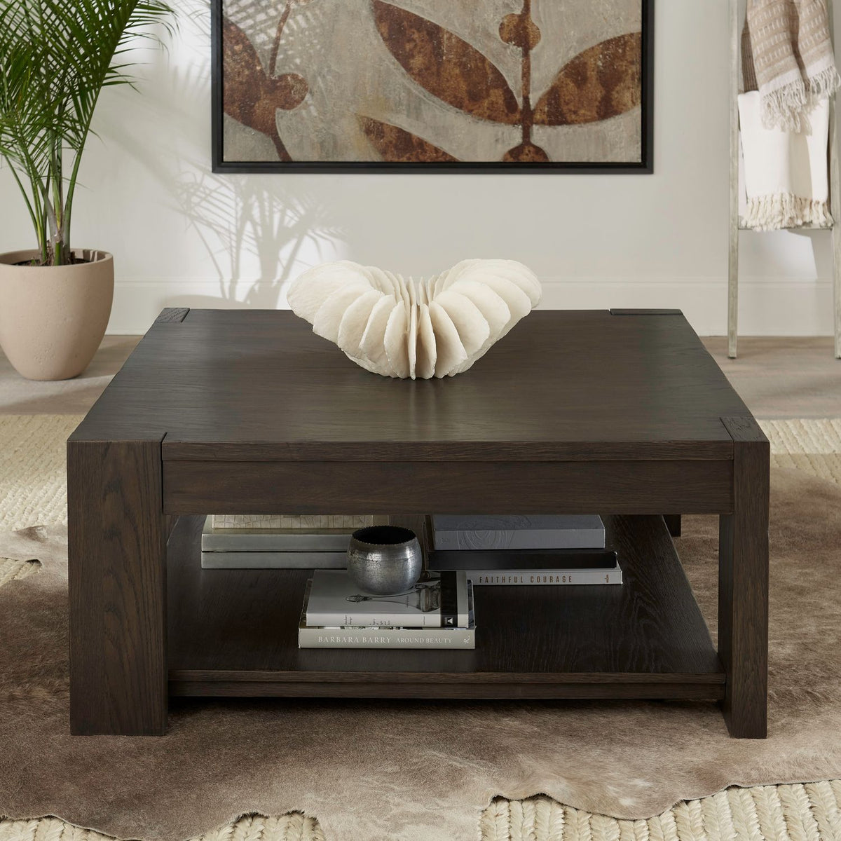 201-OT1011 - Oversized Square Cocktail Table - Liberty Furniture