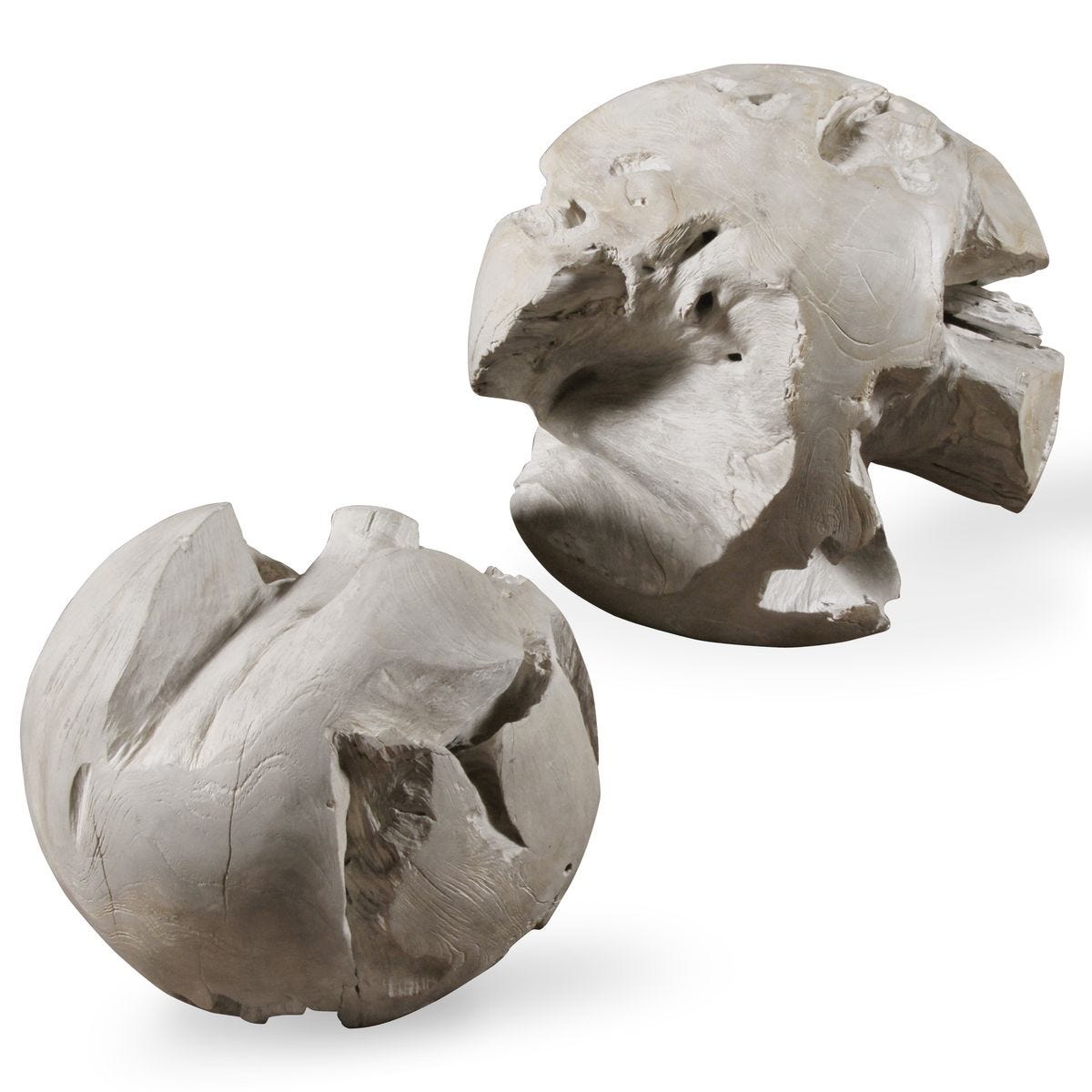Ermanno Teak Indoor-Outdoor Balls, S/2