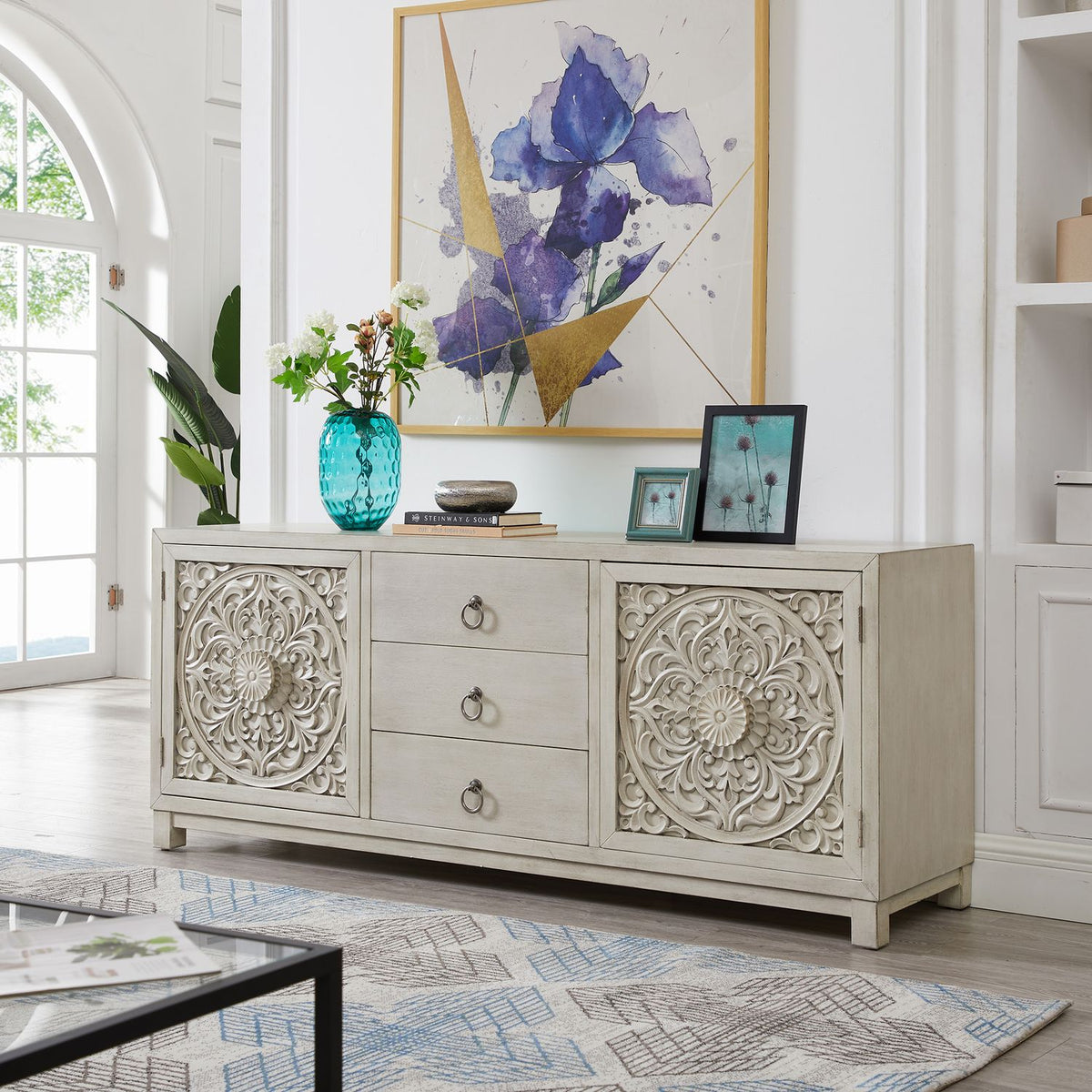 2057W-AC7229 - 2 Door 3 Drawer Accent Cabinet - Liberty Furniture