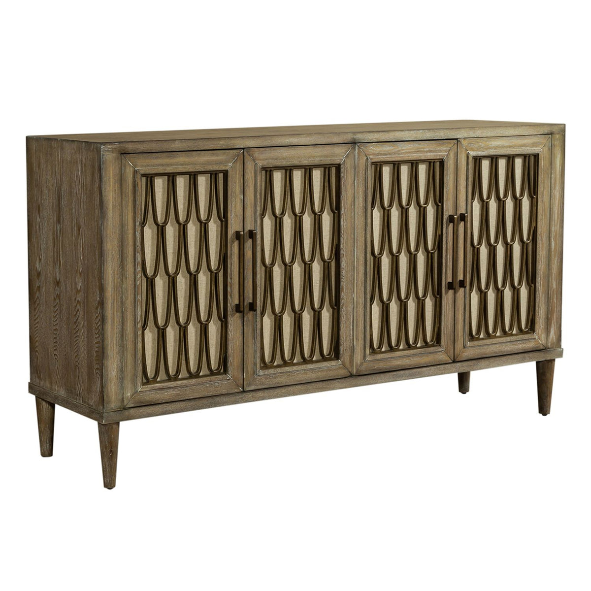 2064-AC6838 - 4 Door Accent Cabinet - Liberty Furniture