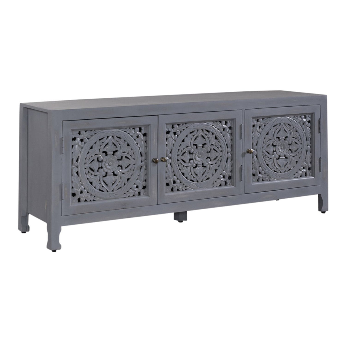 2077-AC6526 - 65 Inch 3 Door Accent TV Stand - Liberty Furniture