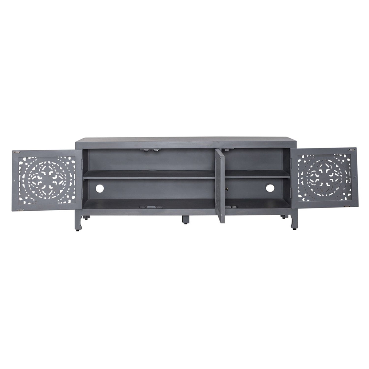 2077-AC6526 - 65 Inch 3 Door Accent TV Stand - Liberty Furniture