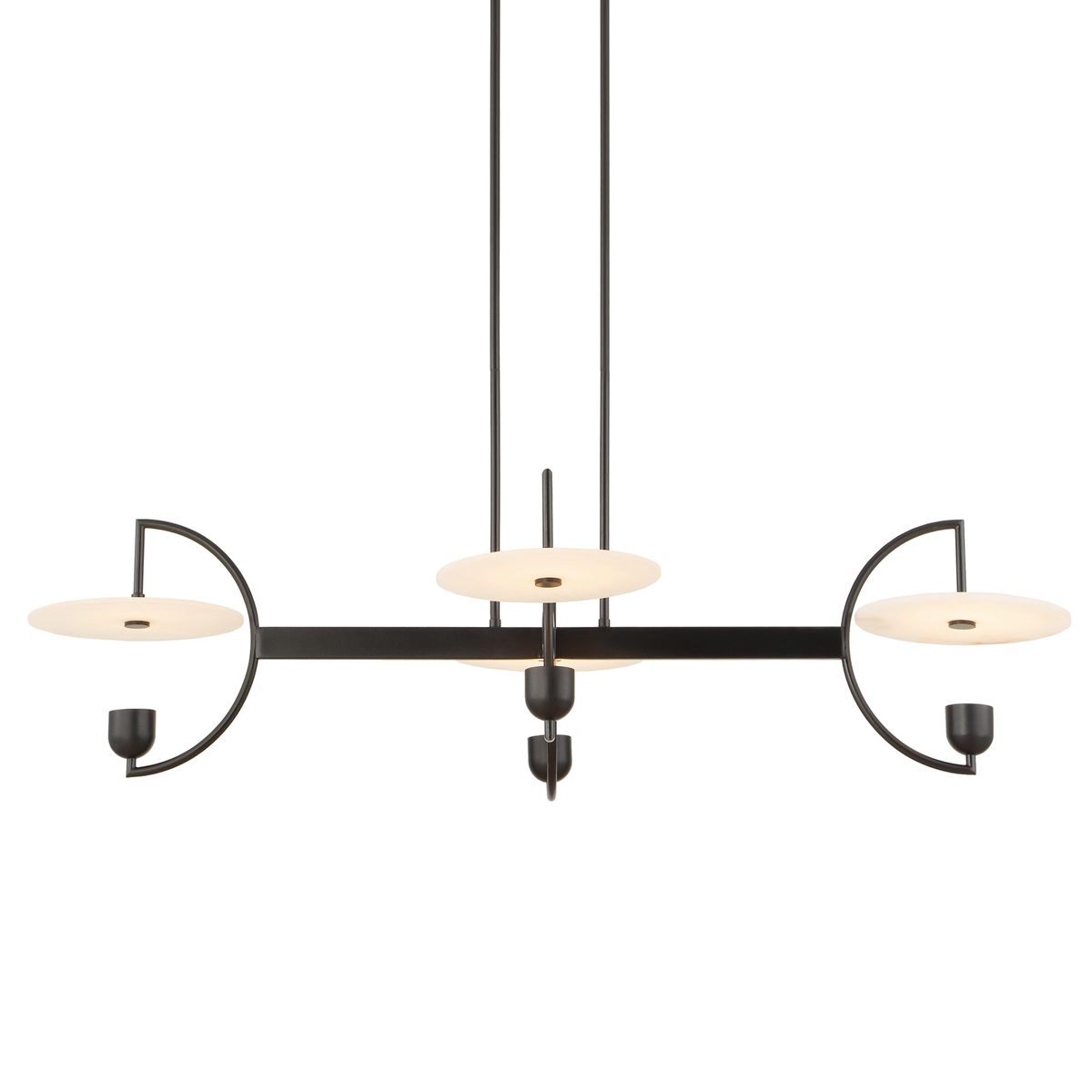Kyoto, 4 Lt  Linear LED Chandelier