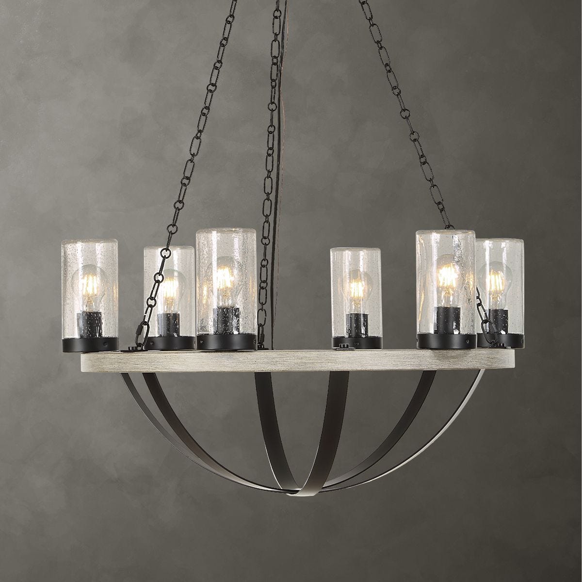 Edgecomb, 6 Lt Indoor-Outdoor Chandelier