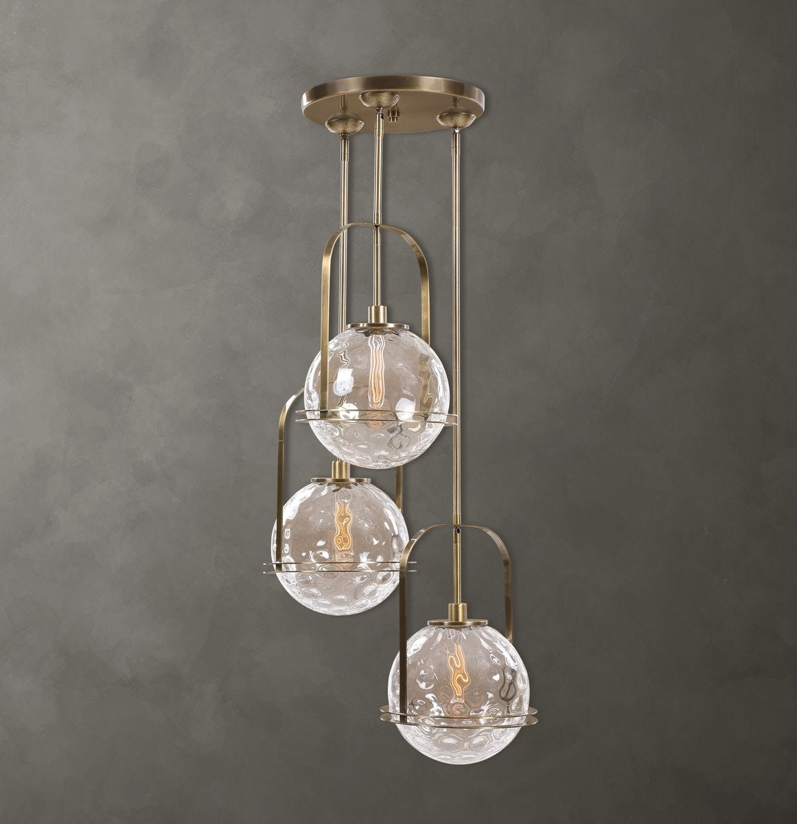 Mimas, 3 Lt Cluster Pendant