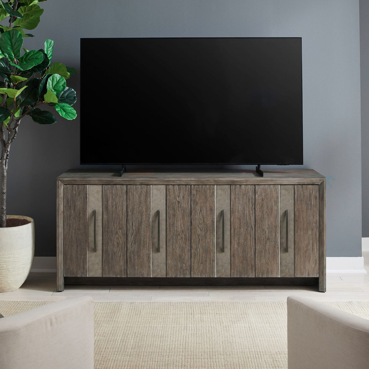 2219-AC1000 - 4 Door Accent Cabinet - Liberty Furniture