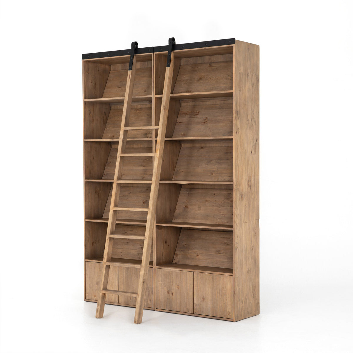 Bane Double Bookshelf W/ Ladder