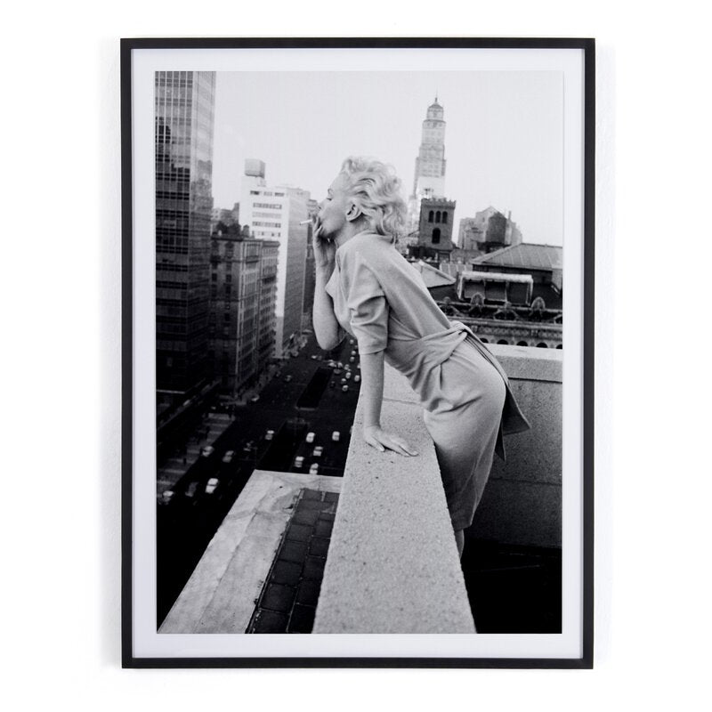 Marilyn On The Roof Ii By Getty Images
