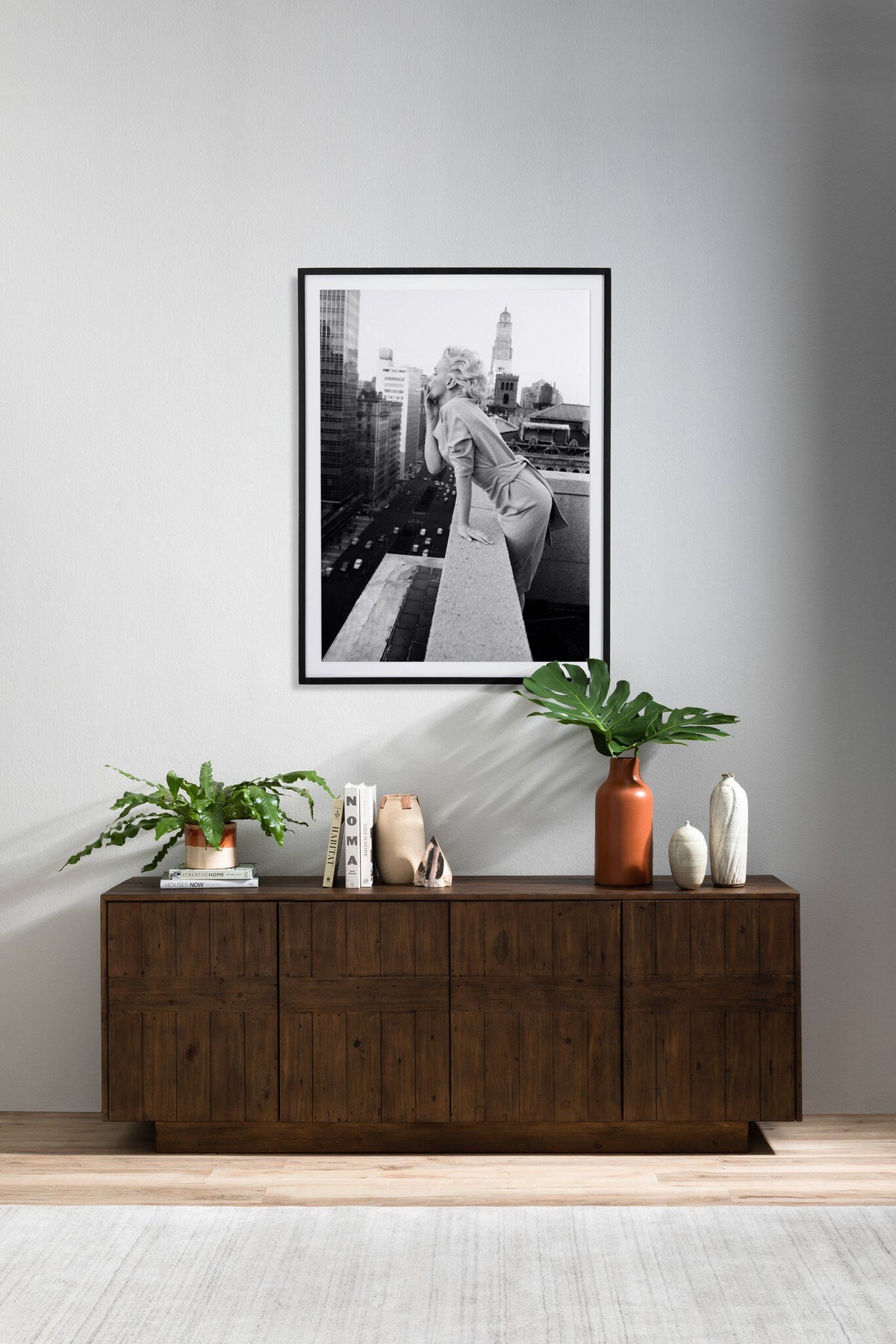 Marilyn On The Roof Ii By Getty Images