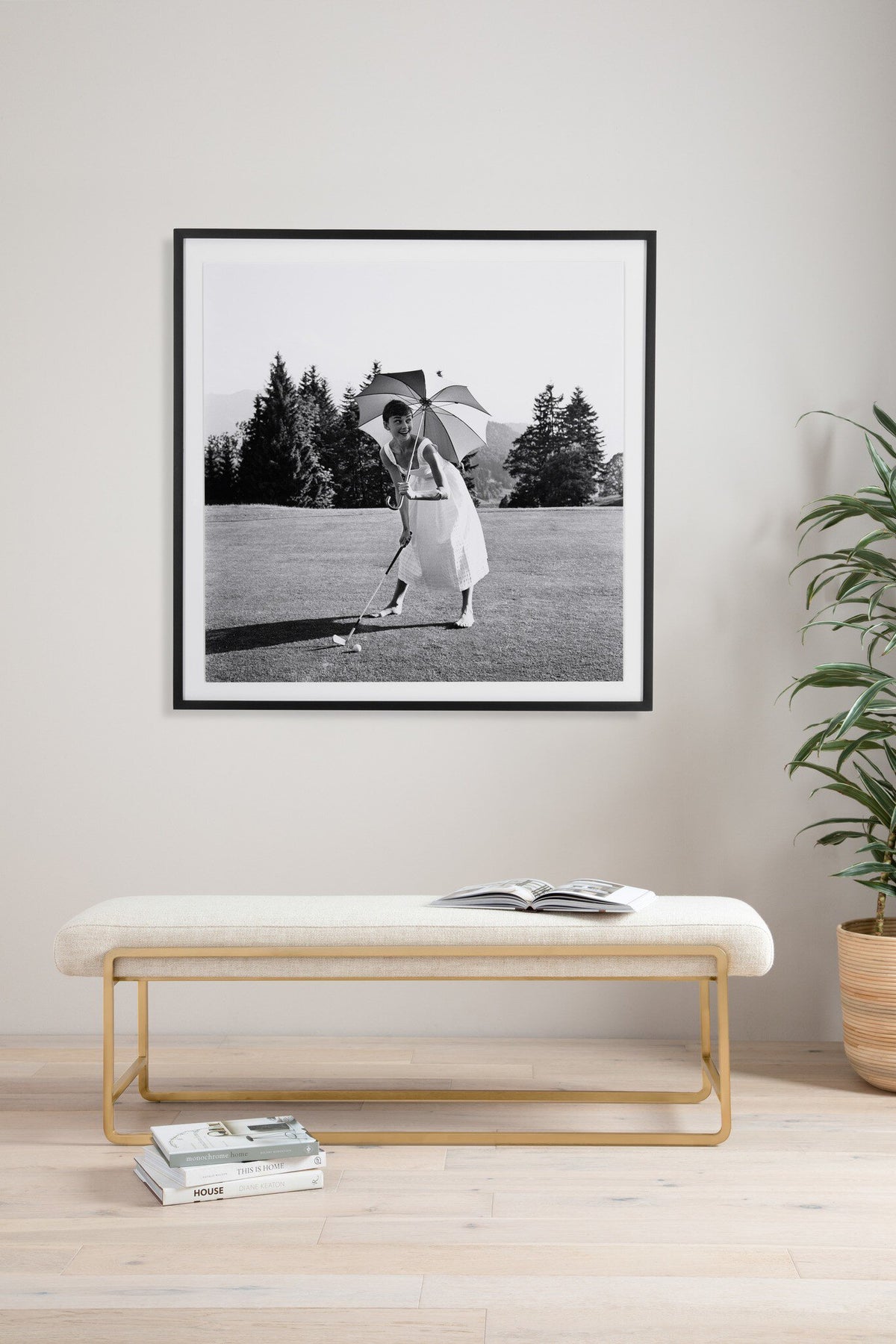 Golfing Hepburn By Getty Gallery