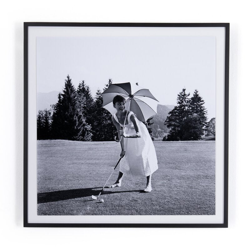 Golfing Hepburn By Getty Gallery