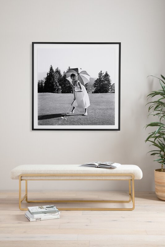 Golfing Hepburn By Getty Gallery