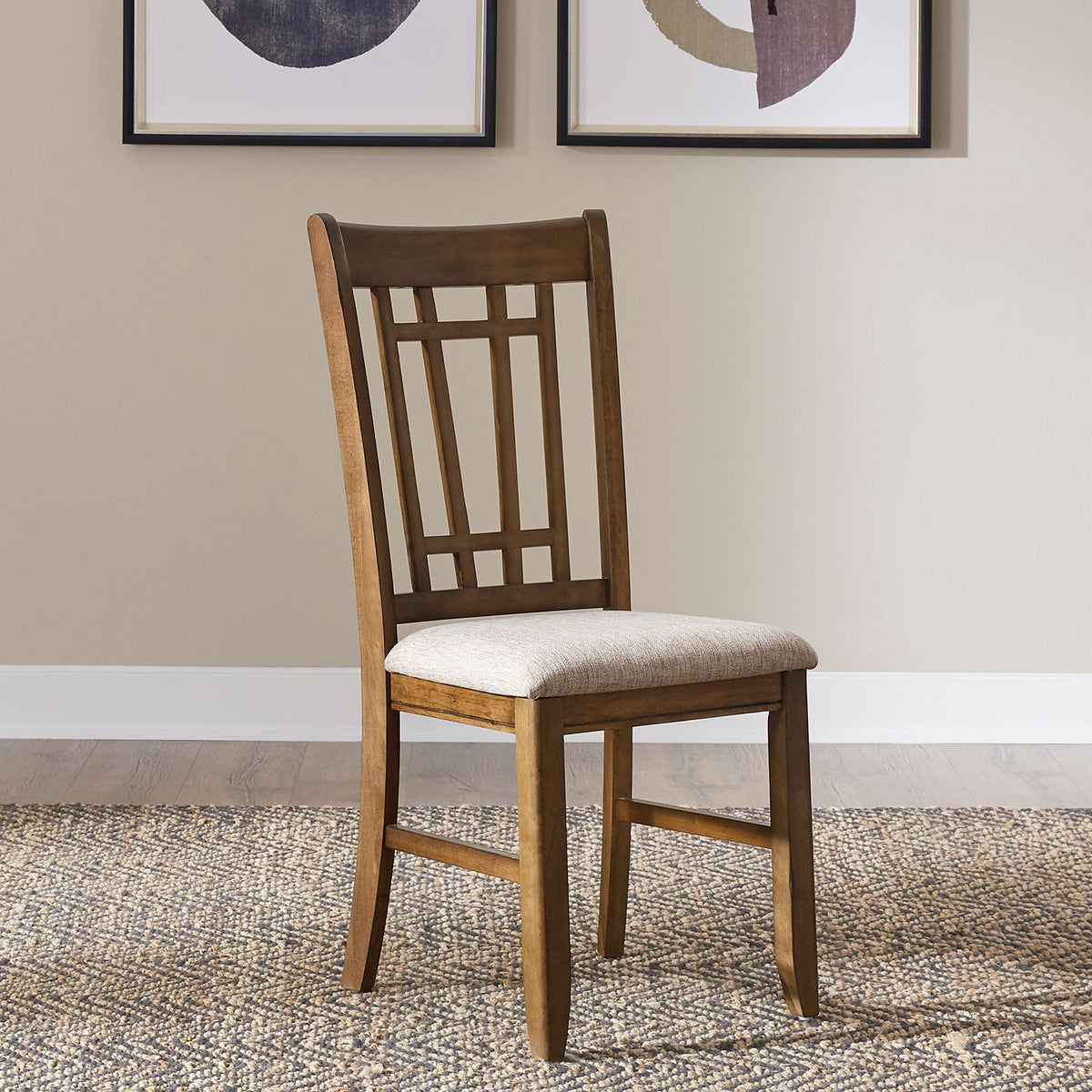 227-C9201S - Lattice Back Side Chair - Liberty Furniture