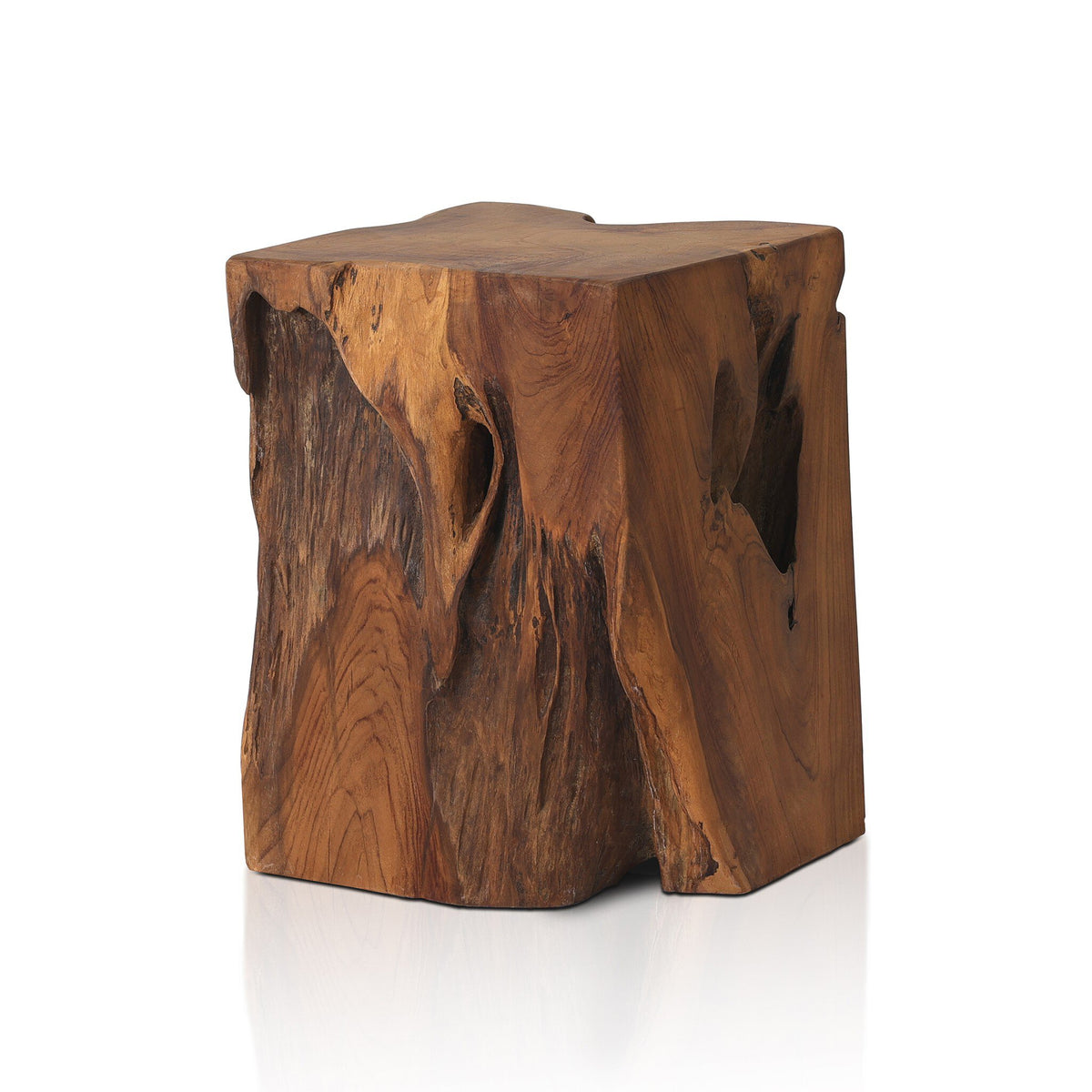Teak Square Stool