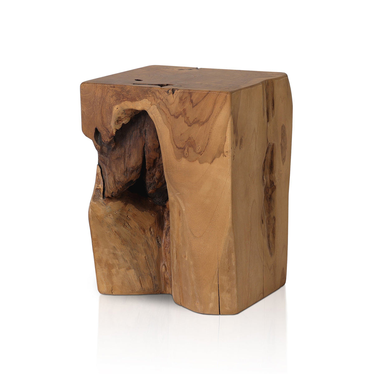 Teak Square Stool