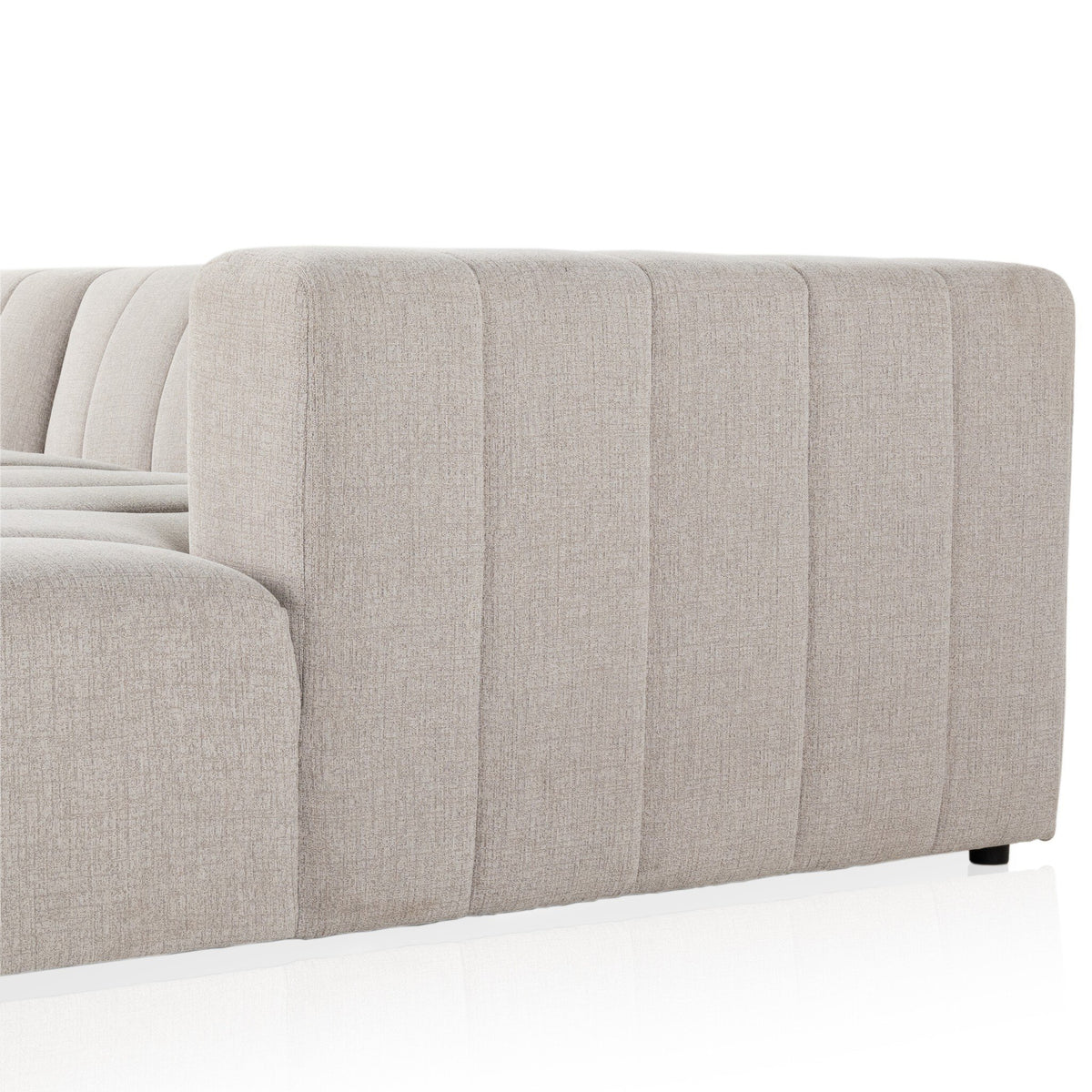 Langham Channeled 5 Pc Sectional W/ Raf Chaise