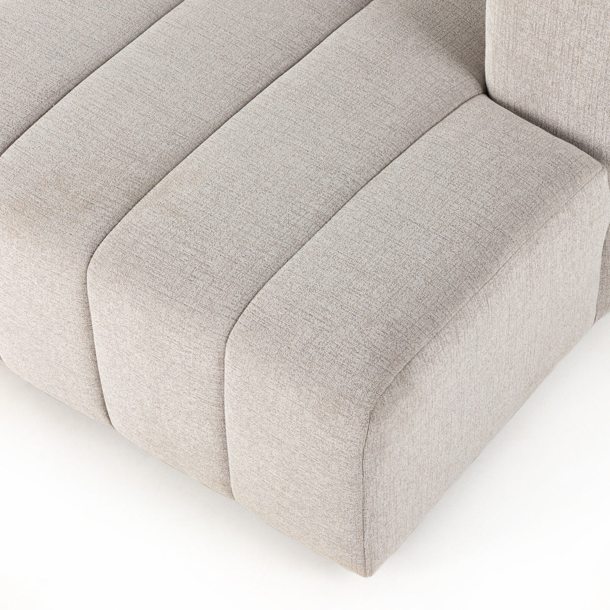 Langham Channeled 5 Pc Sectional W/ Raf Chaise