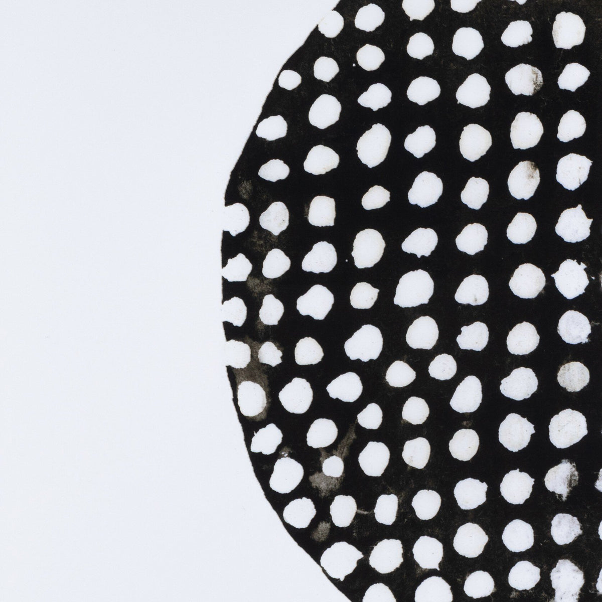 a black and white dot pattern