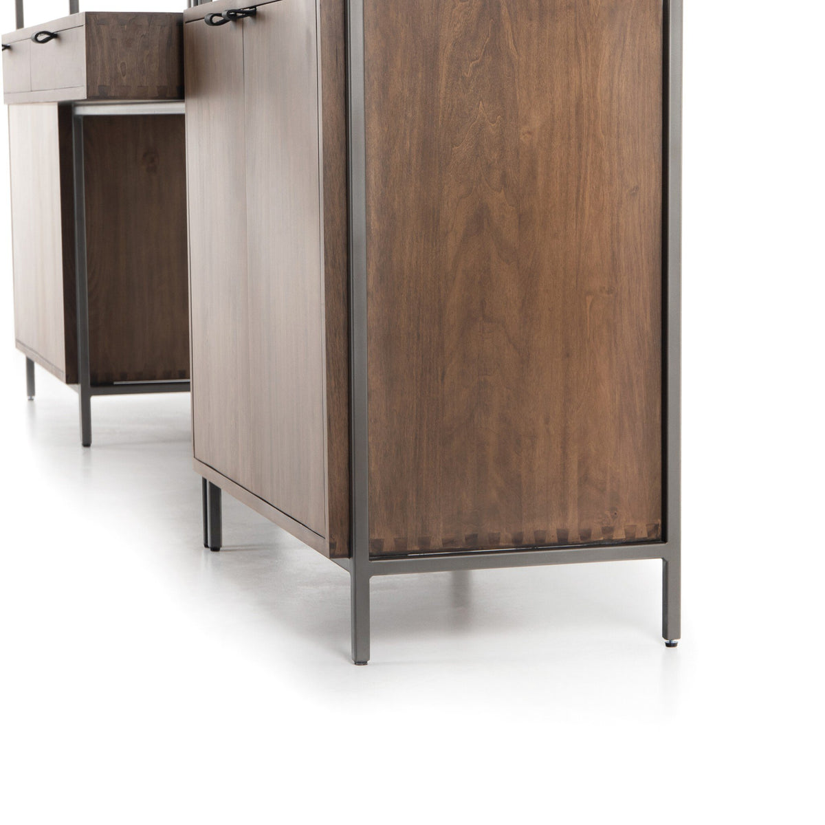 Trey Modular Wall-2pc Bookcase-Desk