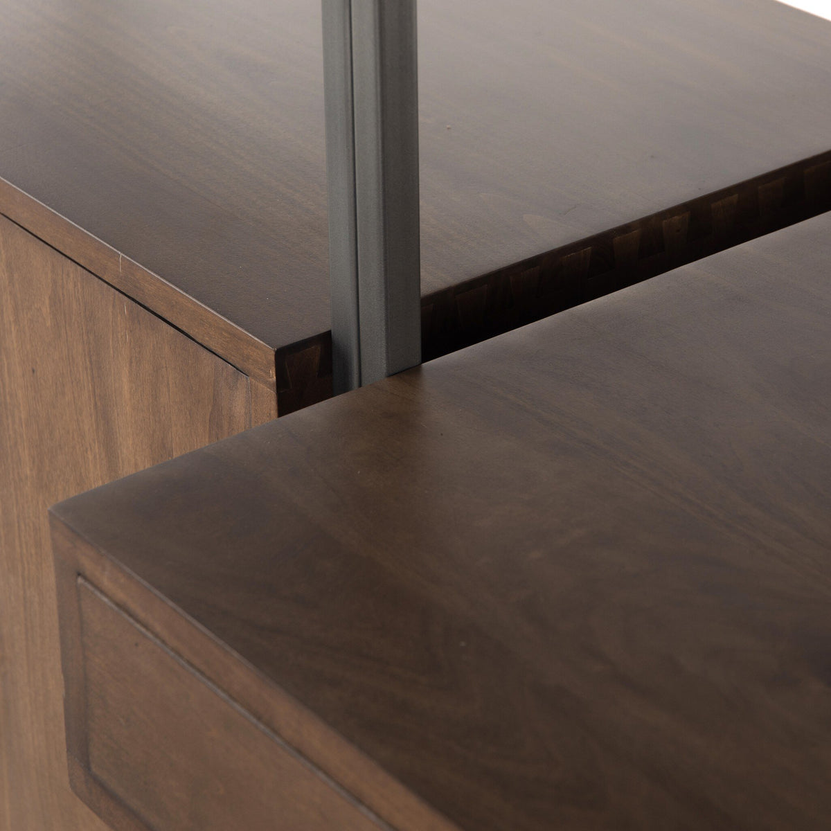 Trey Modular Wall-2pc Bookcase-Desk