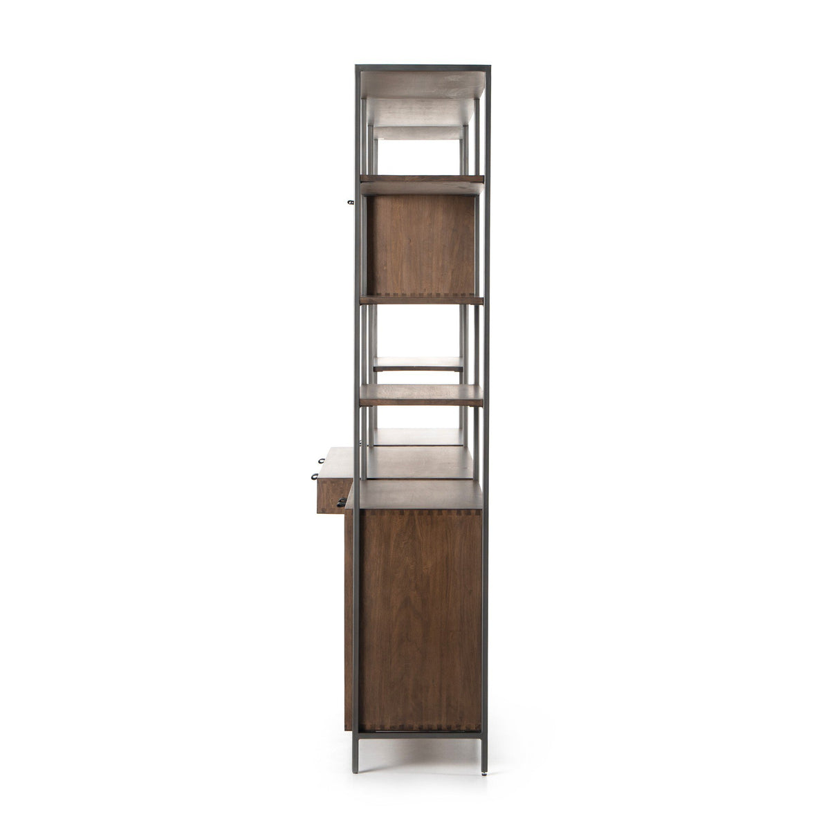 Trey Modular Wall-2pc Bookcase-Desk