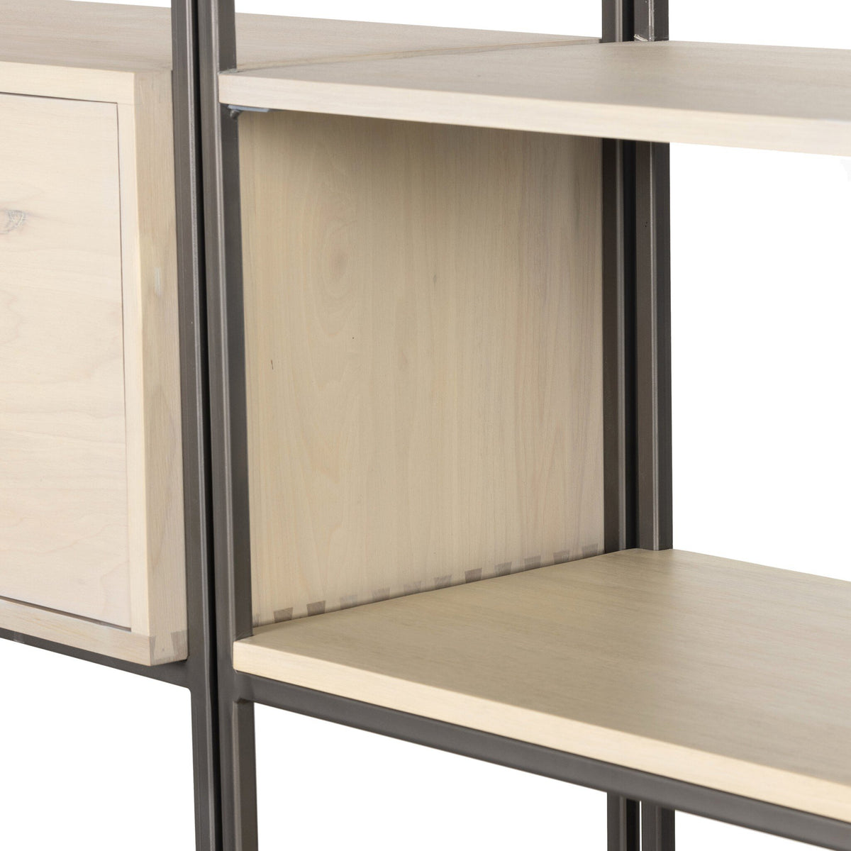 Trey Modular Wall-2pc Bookcase-Desk