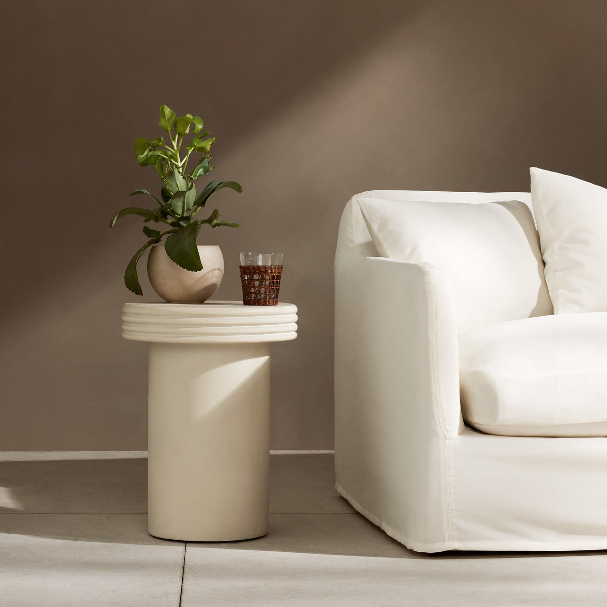 Grecia Outdoor End Table-Small