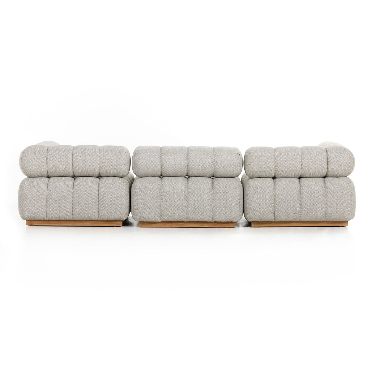 Roma Outdoor 3pc Sectional W/ Ottoman