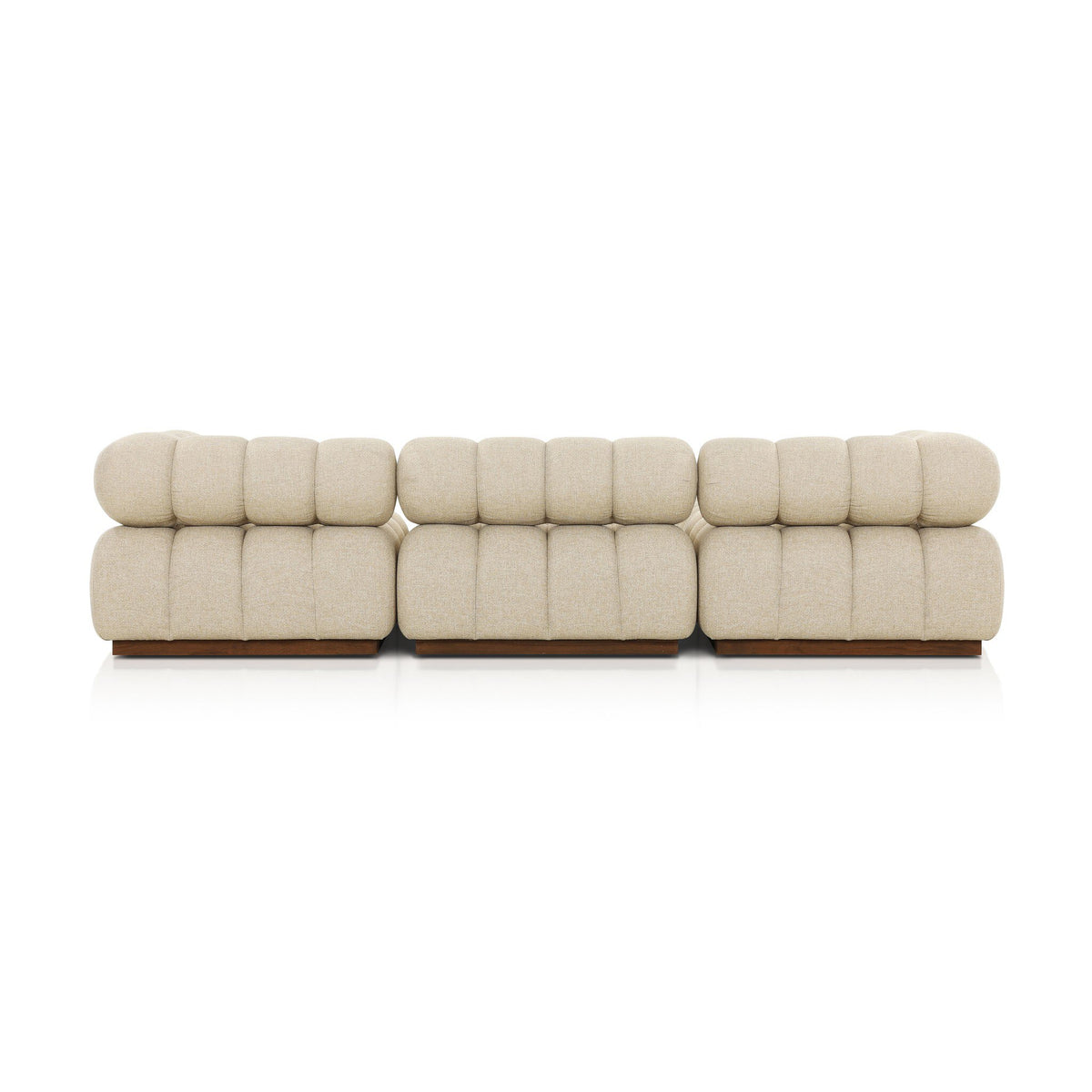 Roma Outdoor 3pc Sectional W/ Ottoman