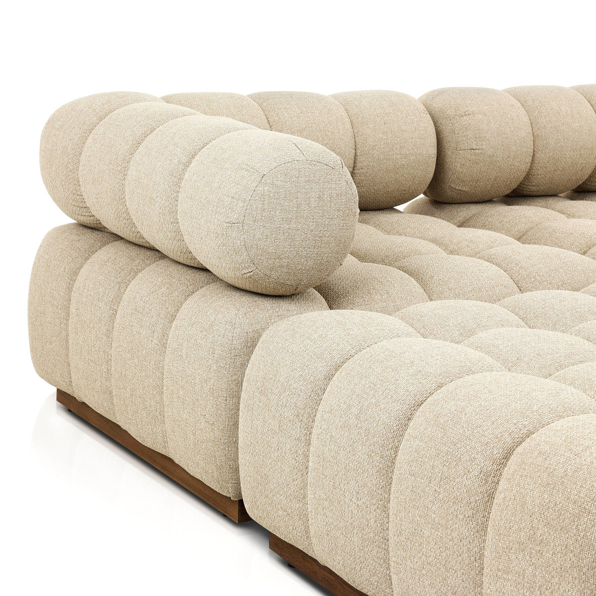 Roma Outdoor 3pc Sectional W/ Ottoman
