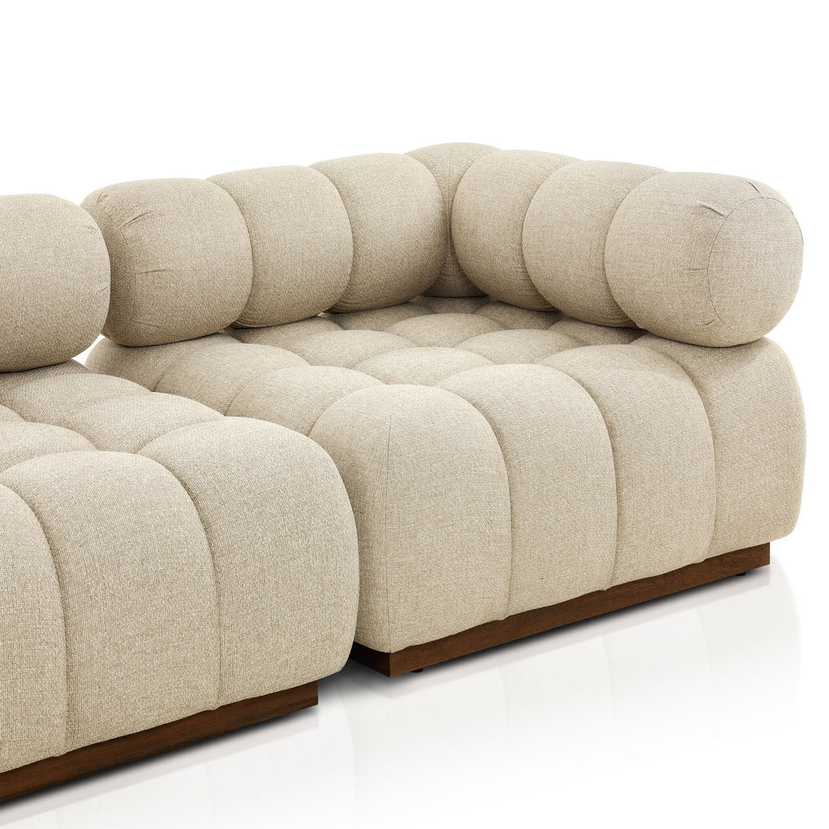 Roma Outdoor 3pc Sectional W/ Ottoman