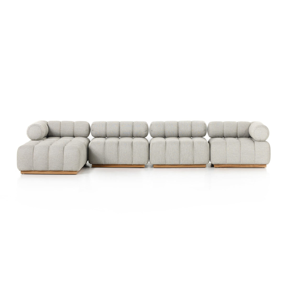 Roma Outdoor 4pc Sectional W/ Ottoman