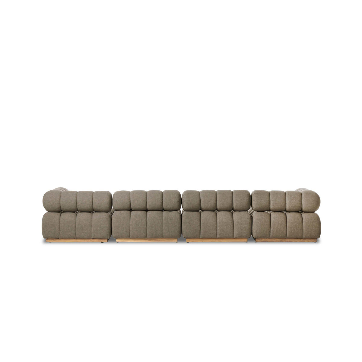 Roma Outdoor 4pc Sectional W/ Ottoman