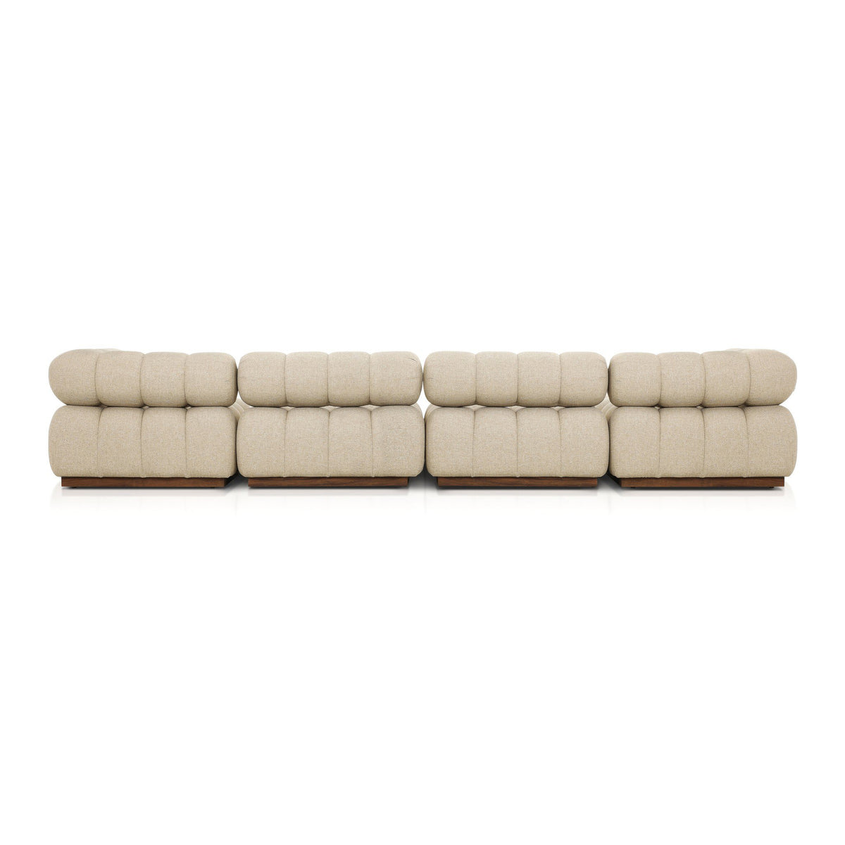 Roma Outdoor 4pc Sectional W/ Ottoman