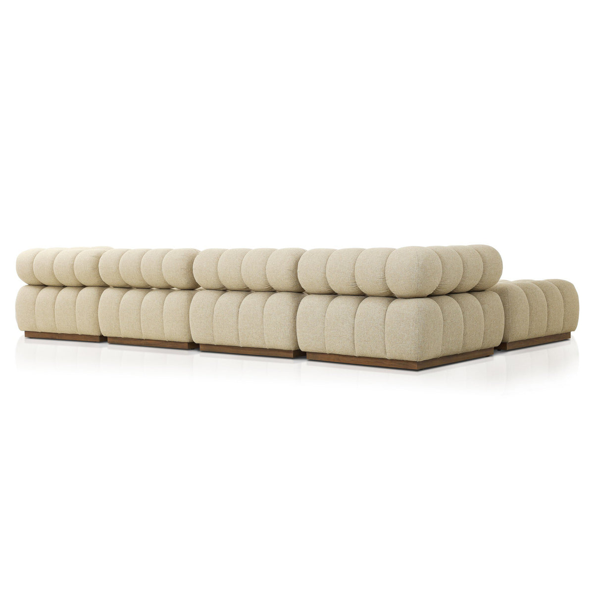 Roma Outdoor 4pc Sectional W/ Ottoman