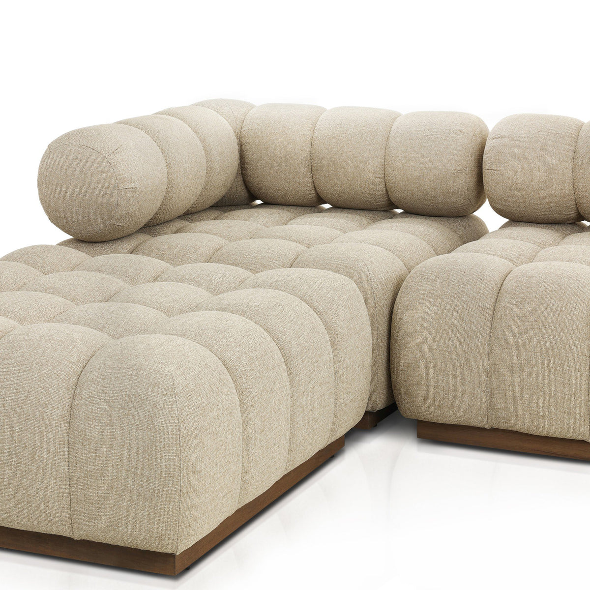 Roma Outdoor 4pc Sectional W/ Ottoman